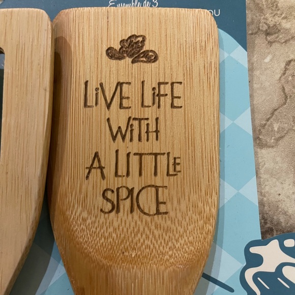 Bamboo Utensils With Expressions - Picture 2 of 4